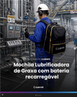 Mochila Lubrificadora de Graxa com bateria recarregável